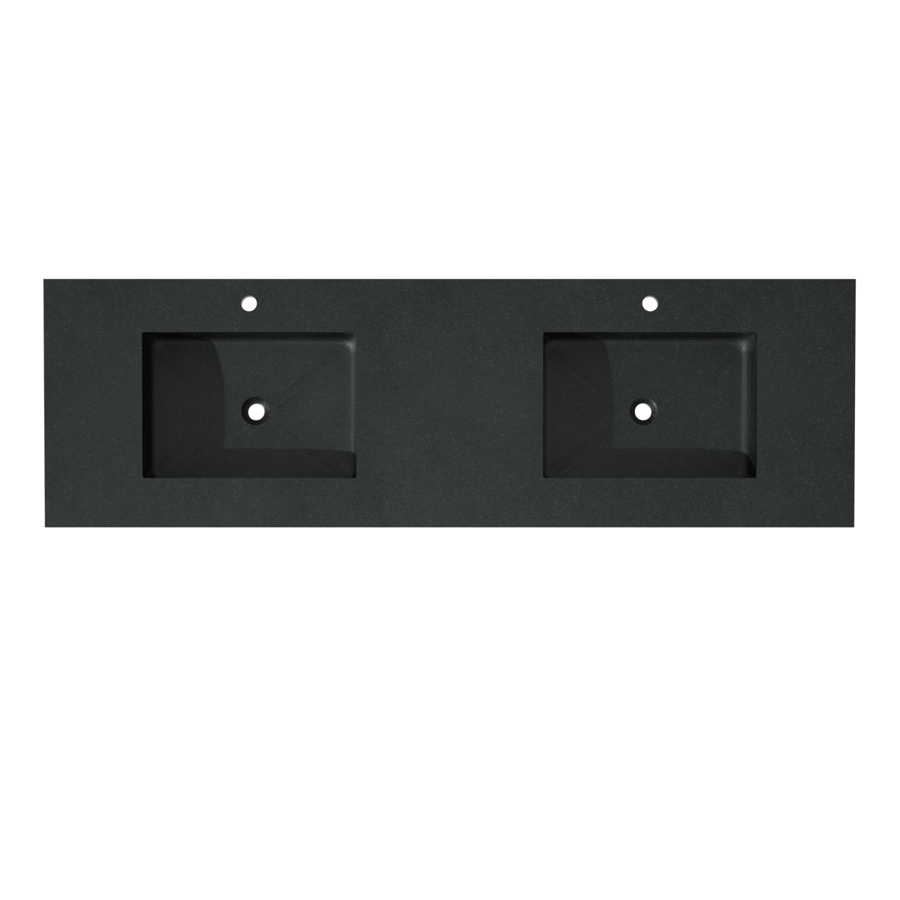 Balmani Tablo Facetta double vasque granite doux 180 x 55 cm