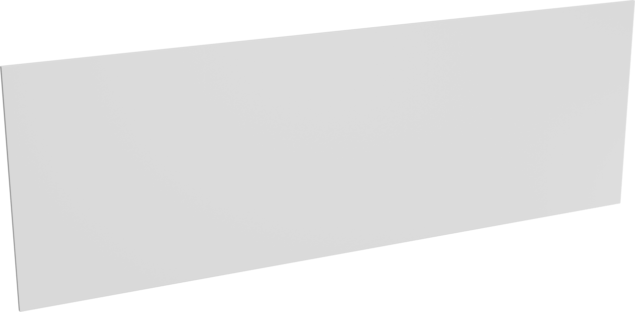 Luca Varess crédence solid surface blanc mat 40 x 120 cm