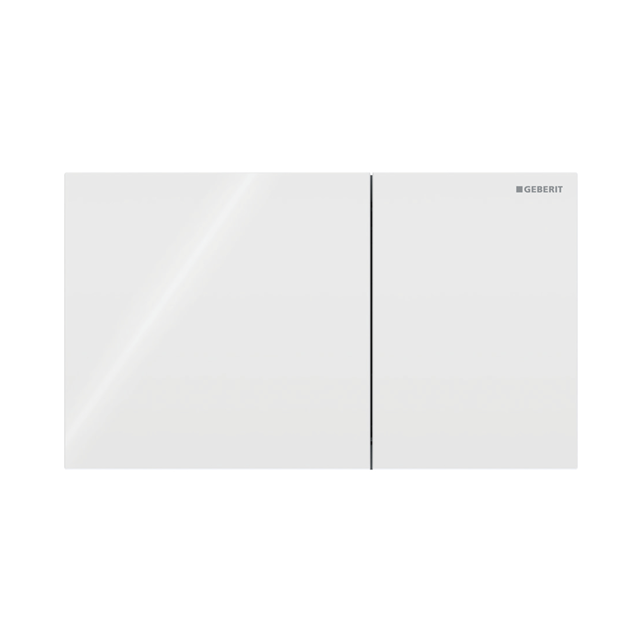 Sigma70 plaque de déclenchement carrée, blanc brillant pour Sigma UP320 ou UP720 bâti-support