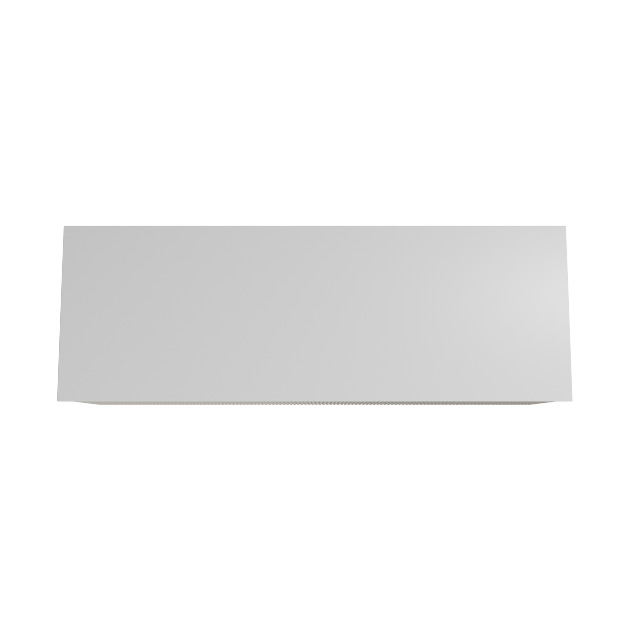 Storke Ribs zwevend badkamermeubel 150 x 52 cm zijdegrijs met Tavola enkel of dubbel tablet in solid surface mat wit, Verticale symmetrische rechte ribbel