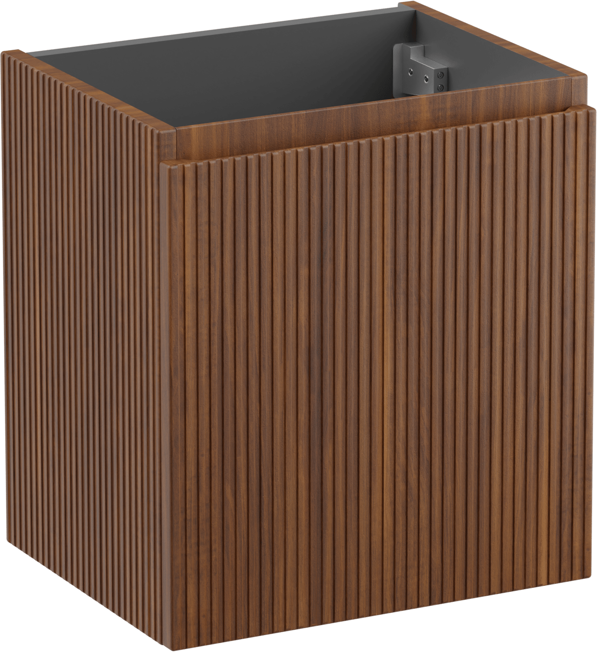 Storke Ribs zwevend wastafelonderkast 45 x 35 cm notelaar