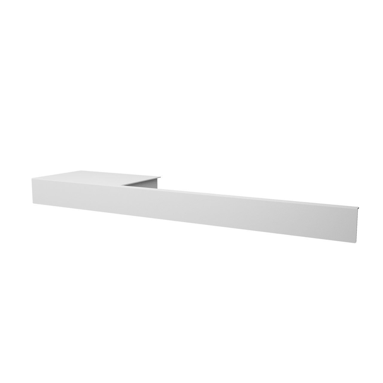 Vipera handdoekhouder links 50cm wit mat