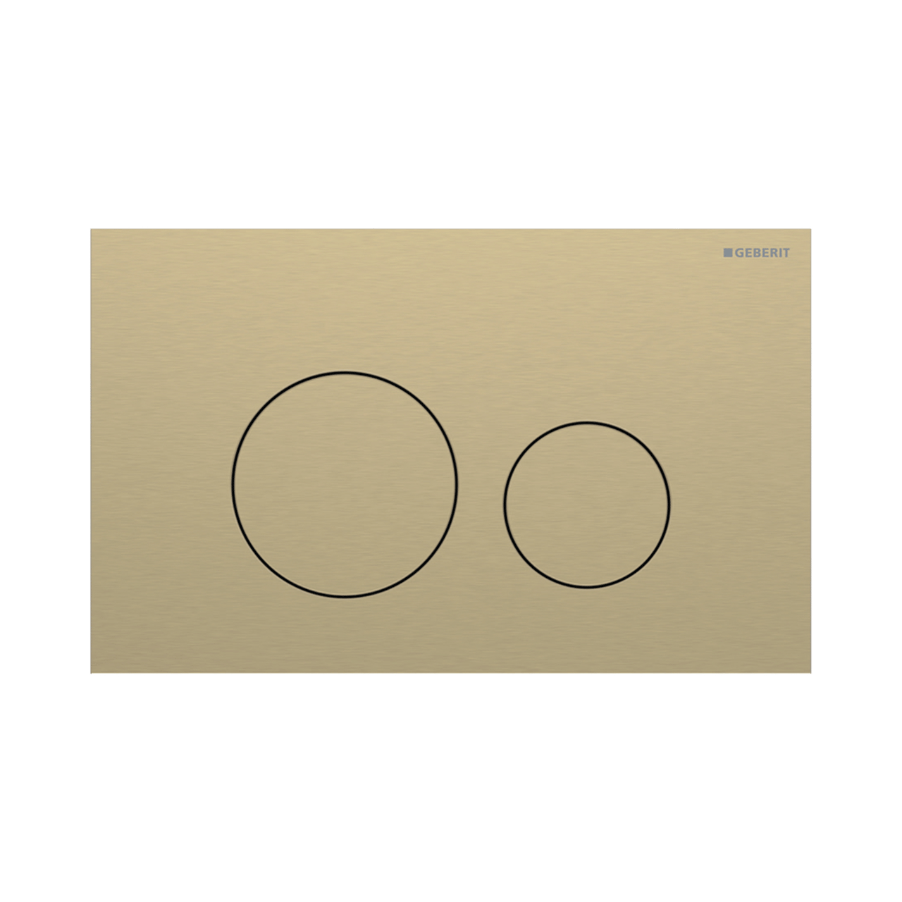 Sigma40 plaque de commande ronde, laiton brossé pour Sigma UP320 ou UP720 bâti-support