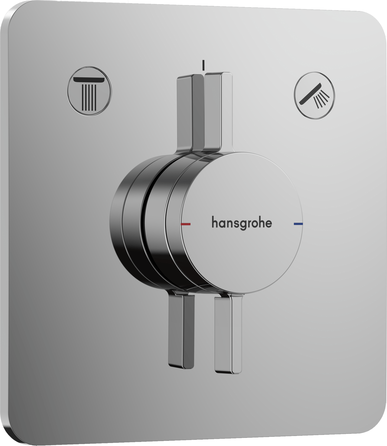 Hansgrohe DuoTurn Q inbouw mengkraan glanzend chroom