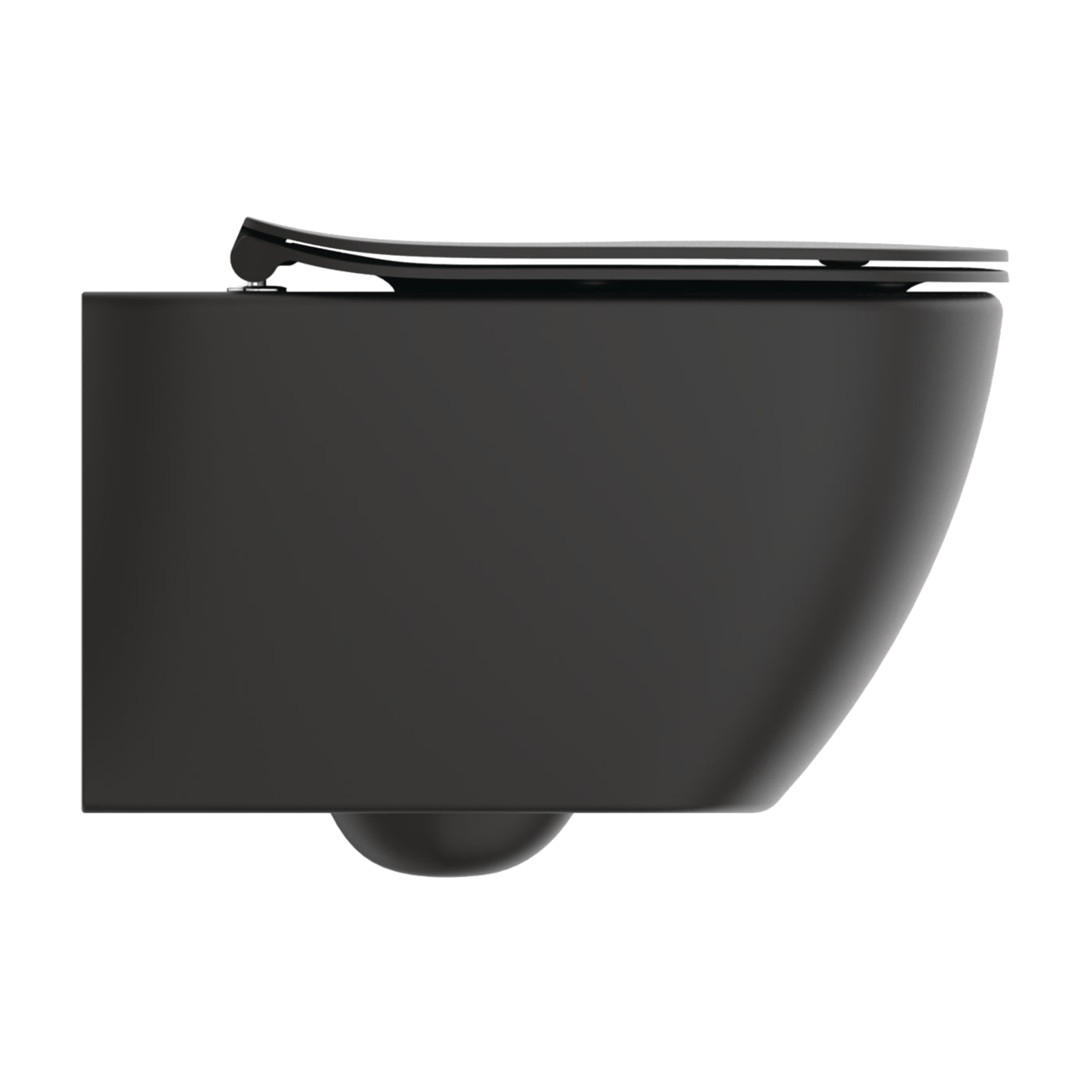 Ideal Standard Tesi hangend toilet mat zwart randloos