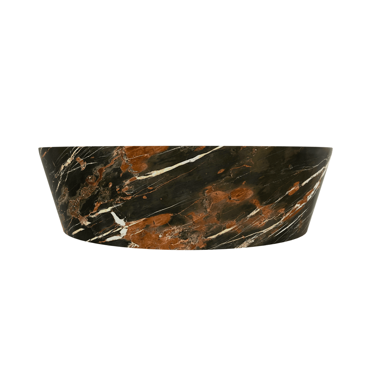 Balmani Still vasque à poser marbre Portoro Gold rond Ø 38 cm
