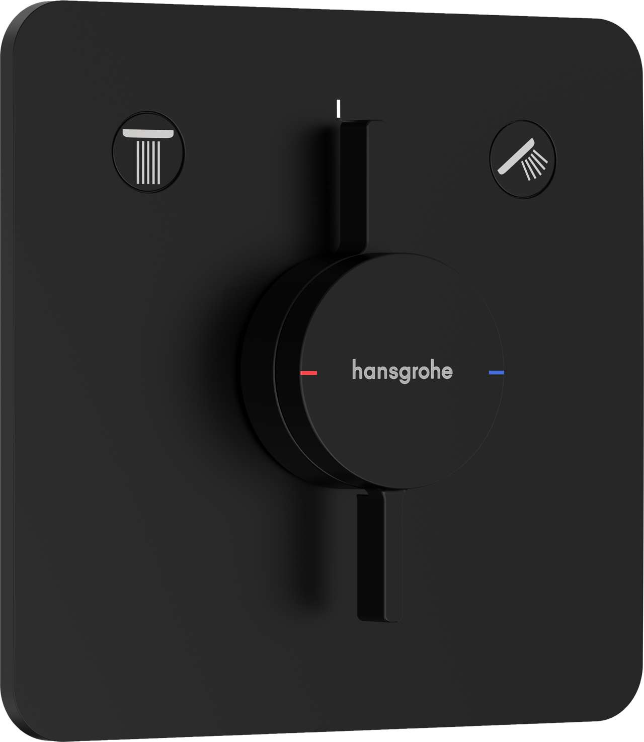 Hansgrohe DuoTurn Q mitigeur de douche encastré noir mat