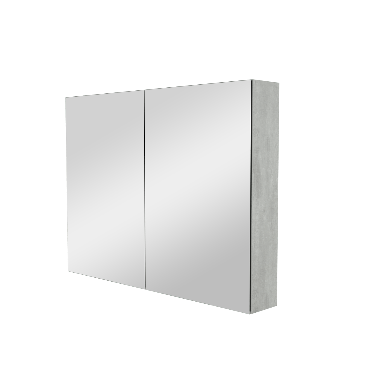 Storke Reflecta armoire de toilette 100 x 75 cm béton gris foncé