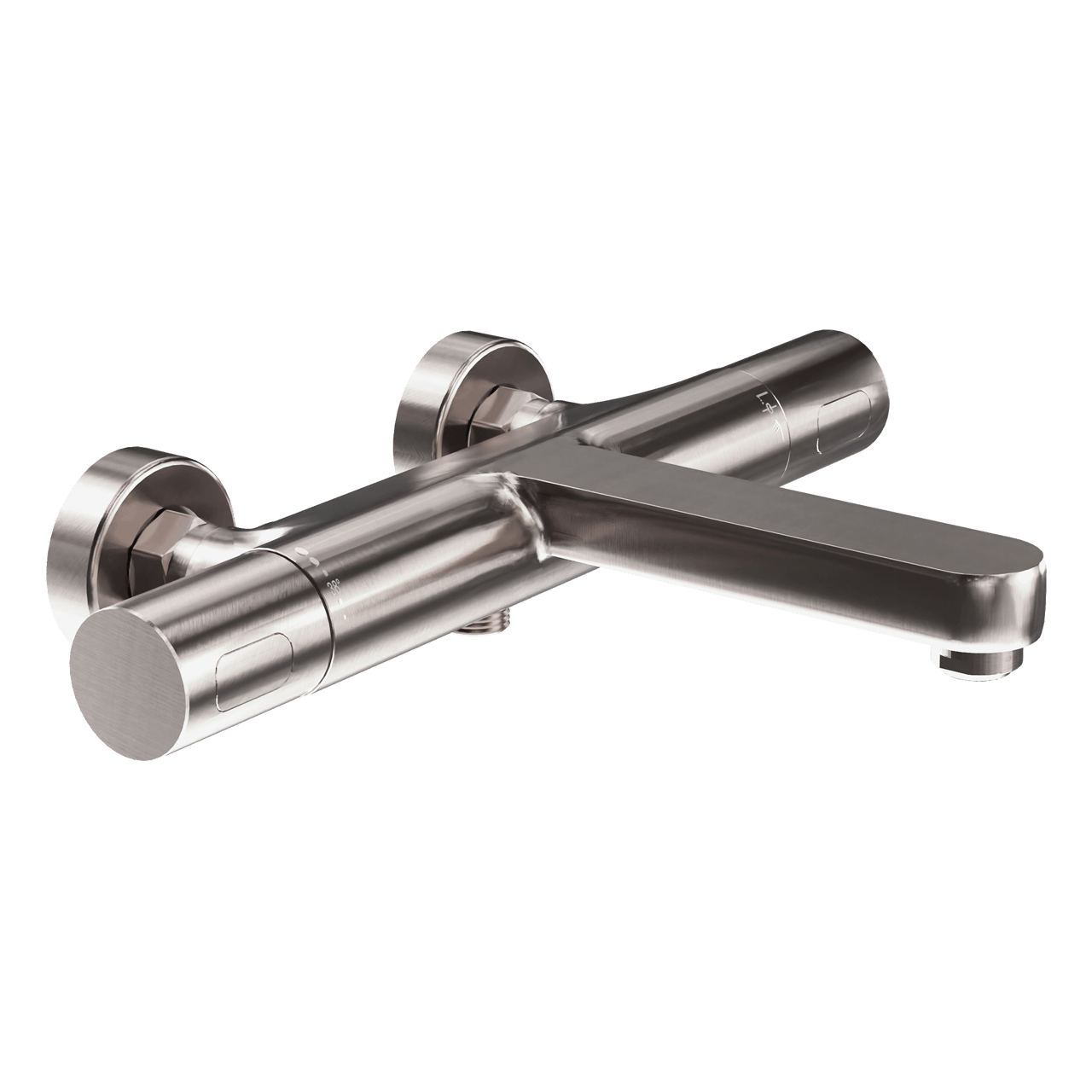 Blaufoss Apollo robinet baignoire thermostatique Brushed Coolmetal
