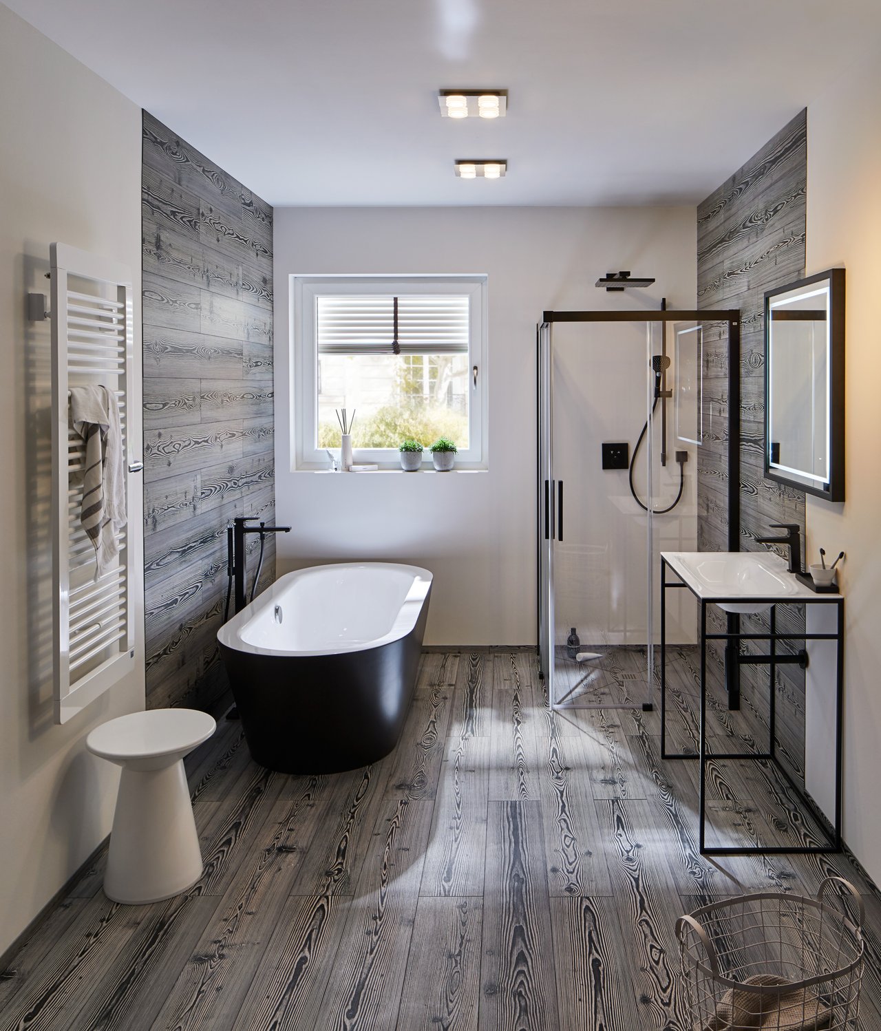 Hansgrohe Unica S Puro barre de douche noir mat