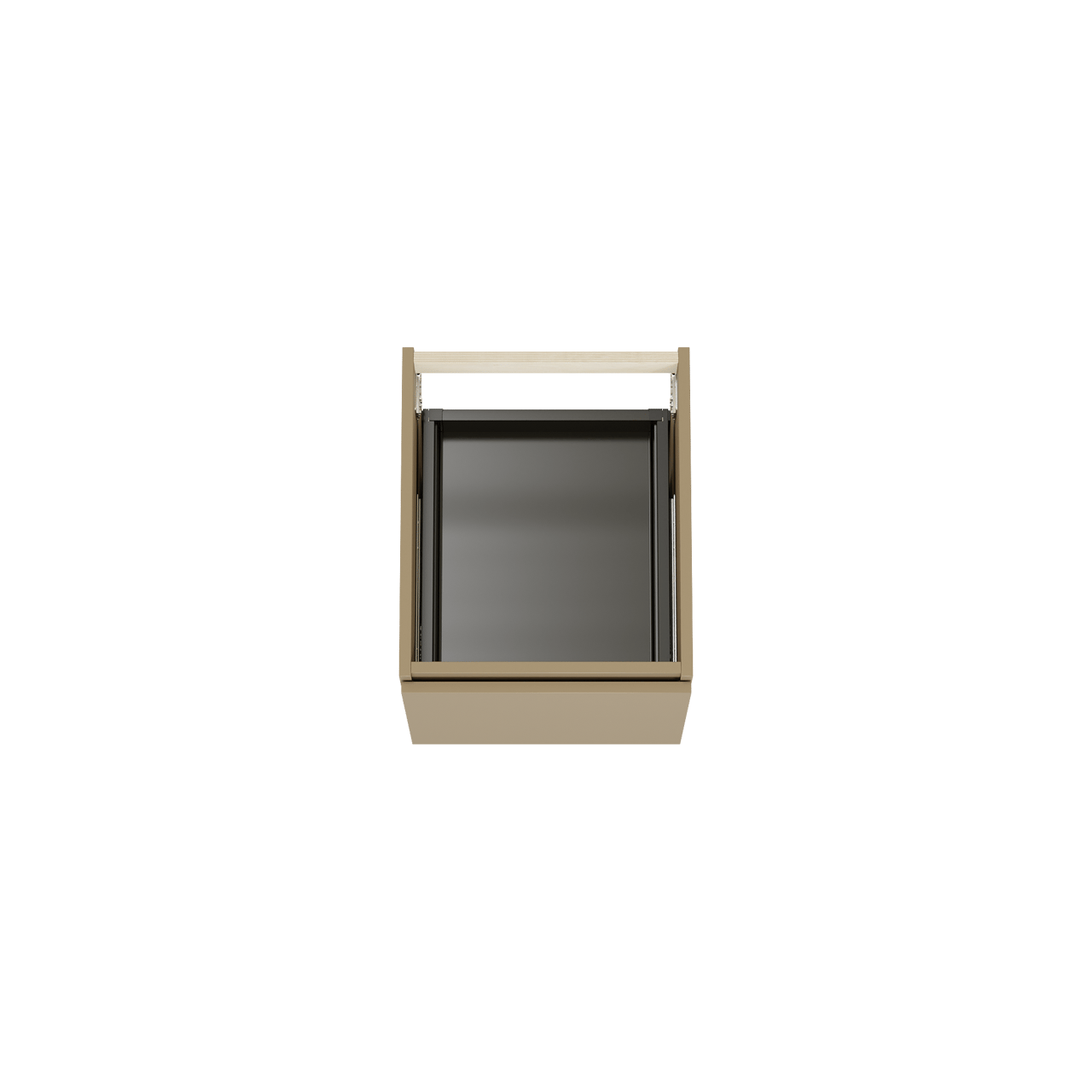 Balmani Sfera by Lucida meuble sous-lavabo suspendu 45 x 55 cm Dune 2 tiroirs