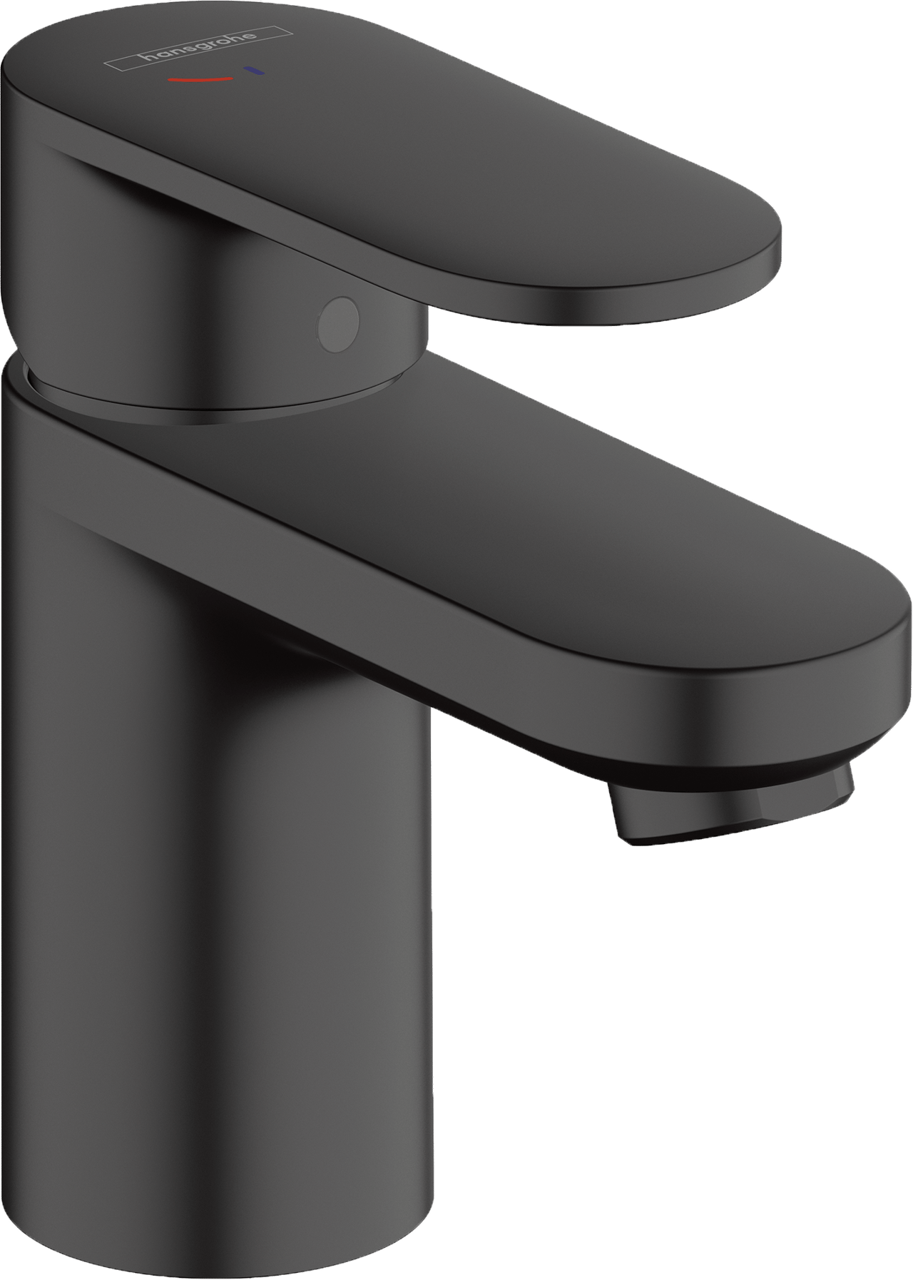 Hansgrohe Vernis Blend 70 Niedrige Waschtischarmatur Schwarz Matt