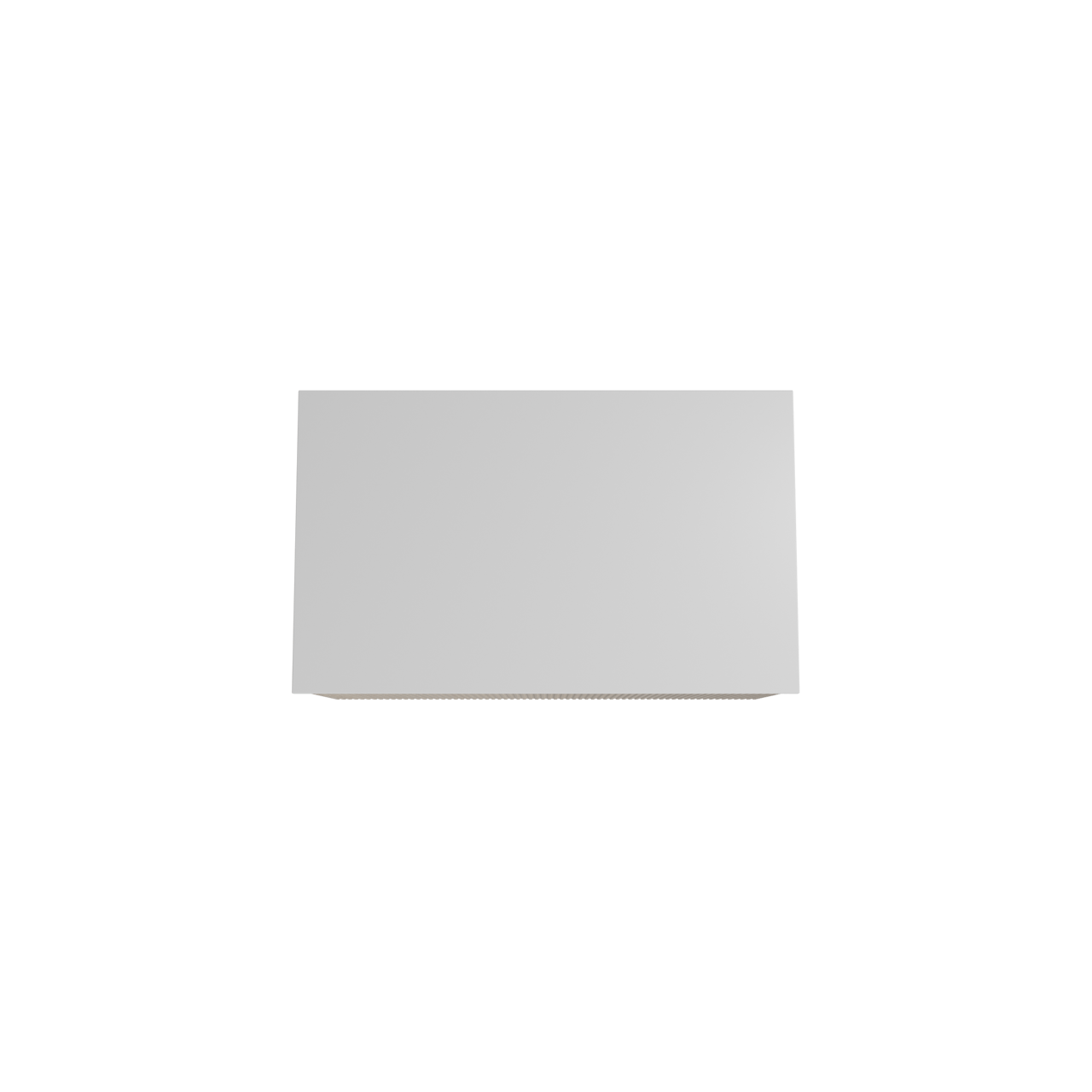 Storke Ribs meuble salle de bains suspendu 85 x 52 cm chêne brut avec Tavola tablette simple en solid surface blanc mat, Nervure droite symétrique verticale