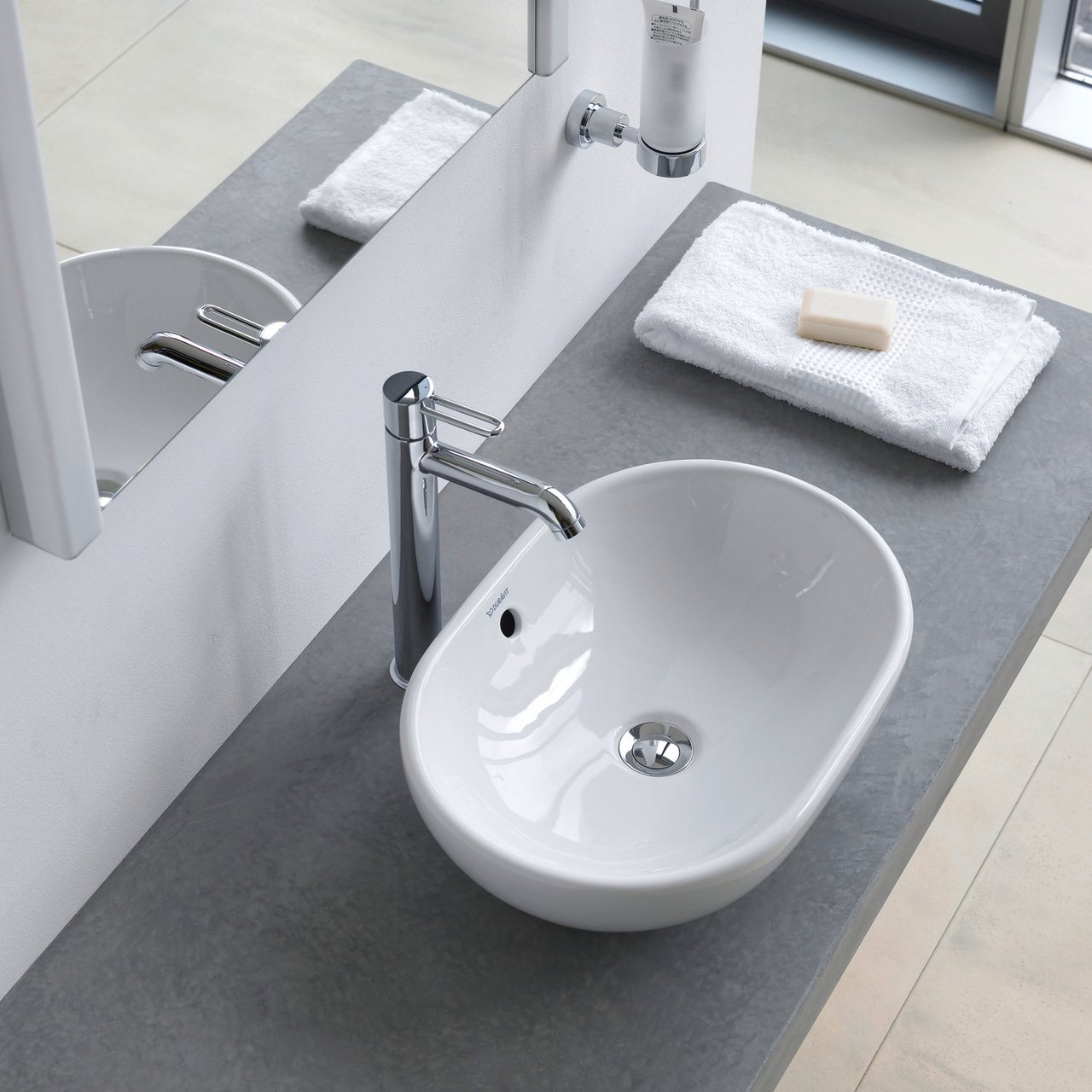 Duravit Push-open Ablaufventil Chrom glänzend