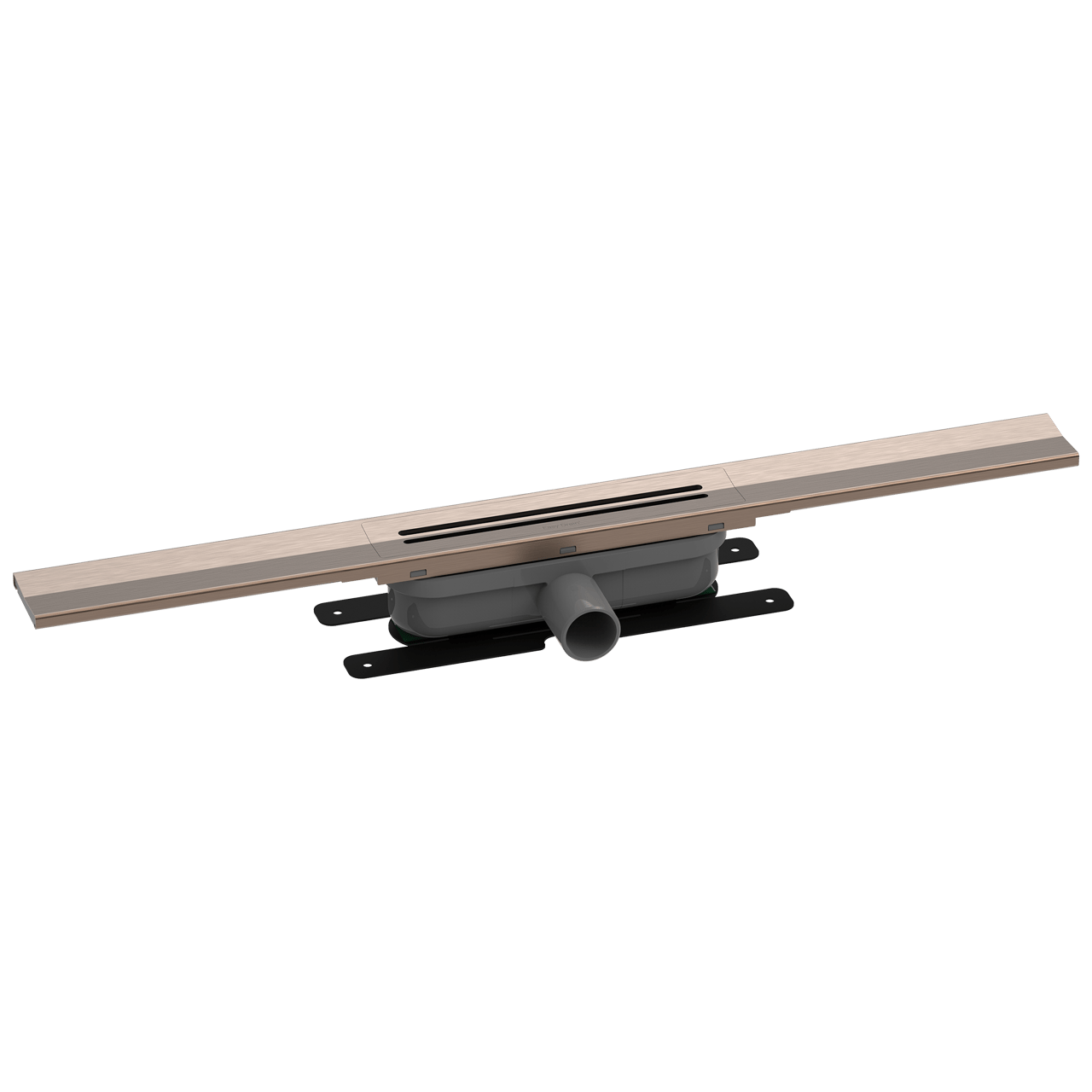 Easy Drain R-Line Clean Color Duschrinne 80cm Brushed Red Gold
