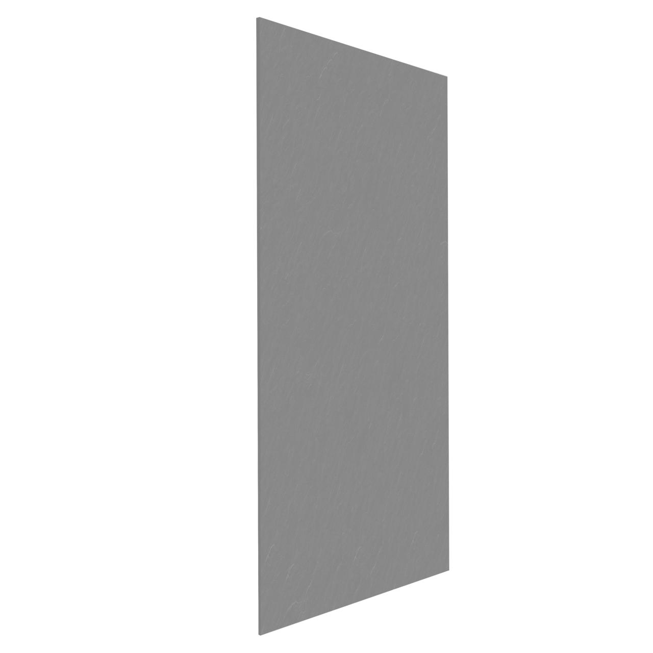 Balmani Zeno douchewandpaneel 120 x 260 cm composietmarmer donkergrijs leisteenstructuur