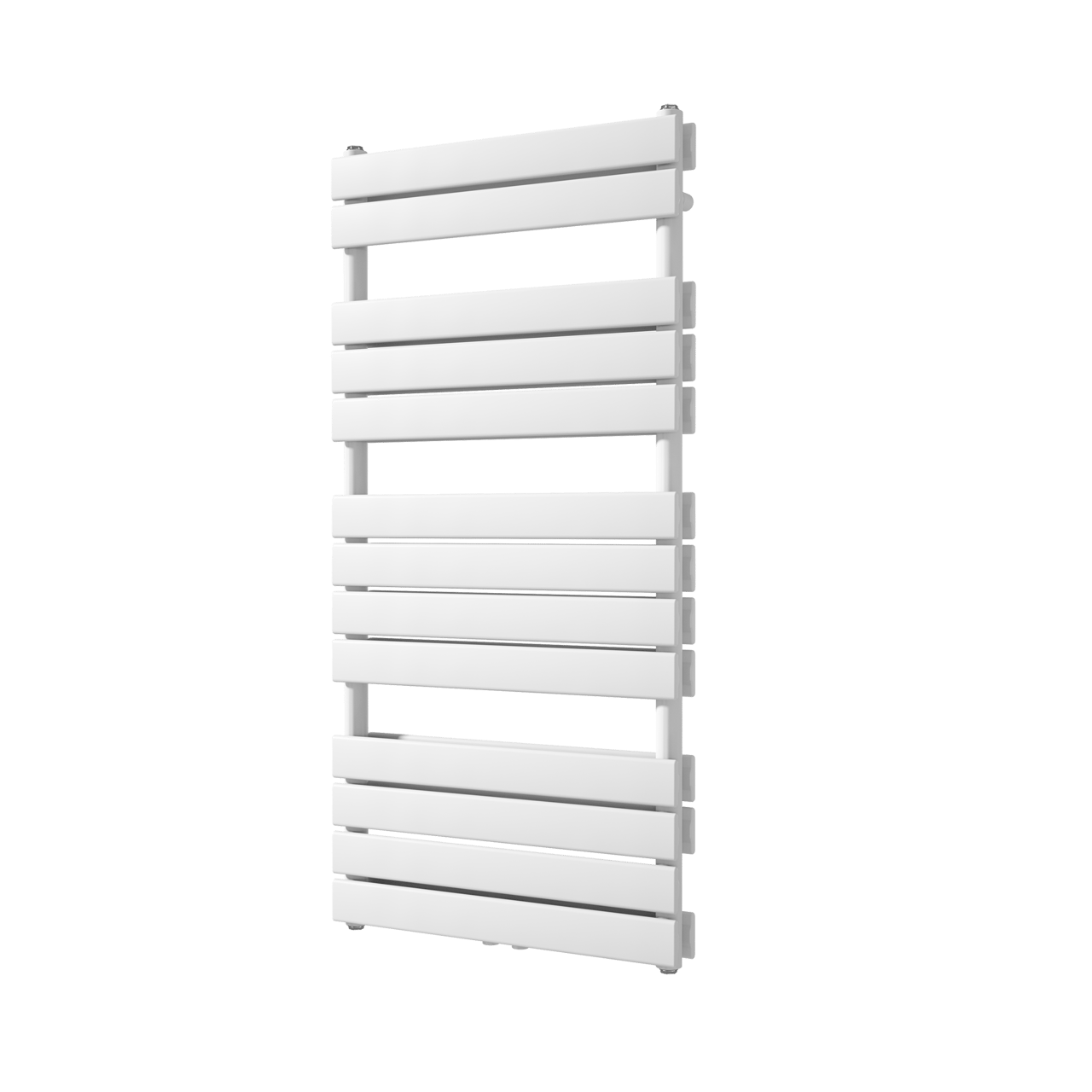 Vipera Vulcan doppel Handtuchheizkörper 60 x 123 cm elektrische Heizung weiß glänzend Seiten- und Mittelanschluss 1.256W, inkl. Widerstand, nicht für Deutschland geeignet