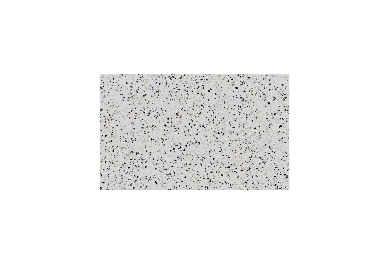 Balmani Stretto tablette simple Bianco Nero terrazzo 90 x 55 cm