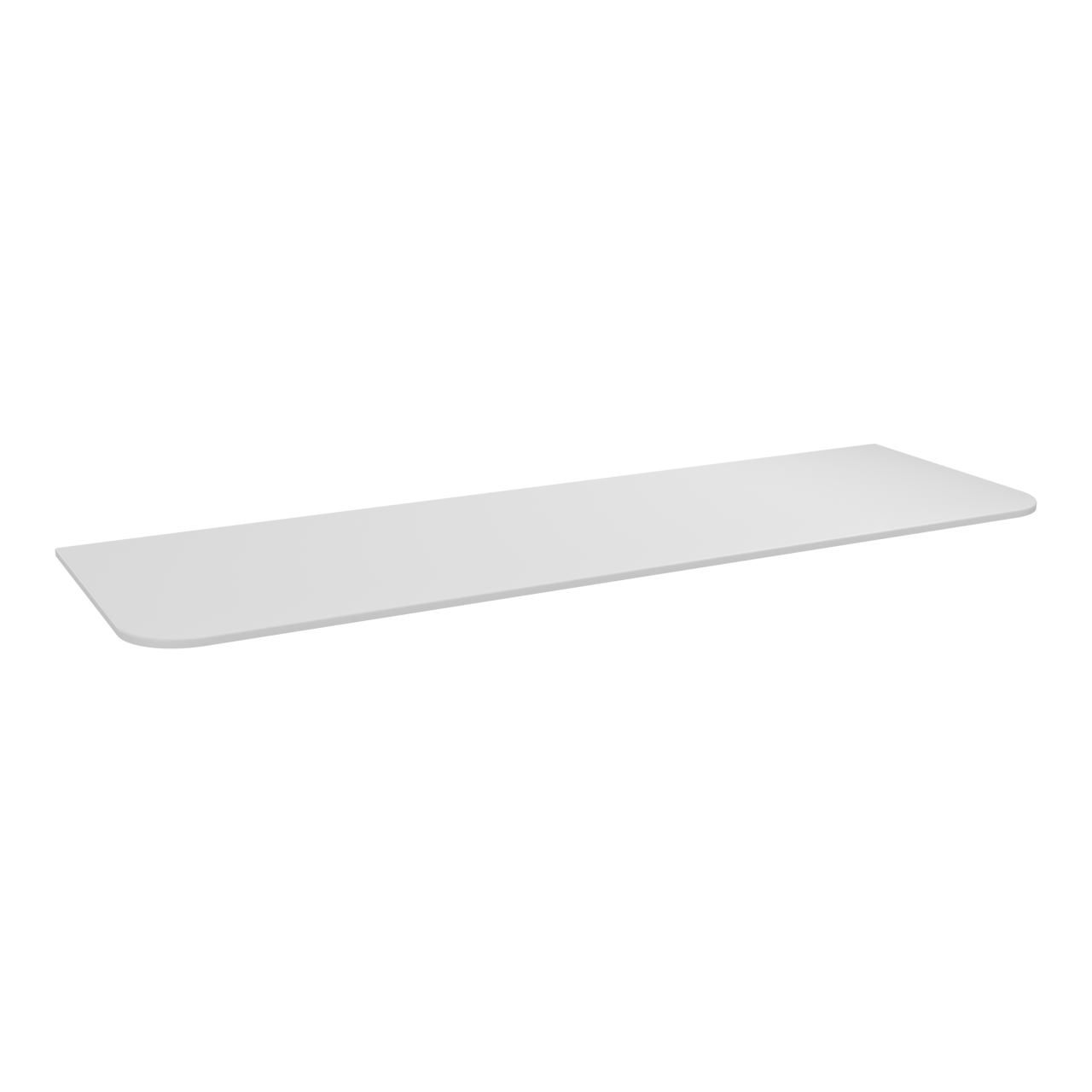 Storke Tavola Soft tablette simple ou double solid surface blanc mat 140 x 46 cm