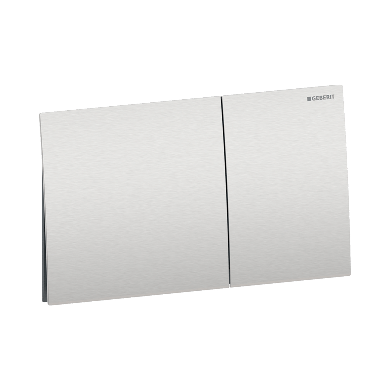 Sigma70 plaque de déclenchement carrée, Brushed Inox pour Sigma UP320 ou UP720 bâti-support
