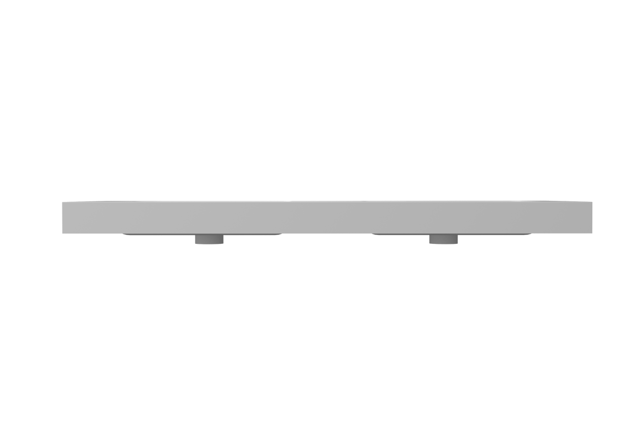Storke Mata High Doppelwaschtisch, Solid Surface matt, 150 x 52 cm