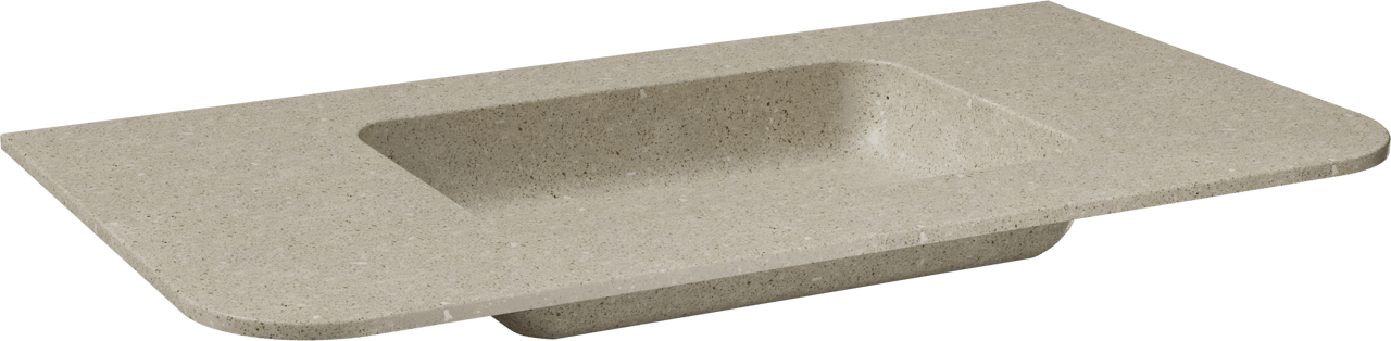Balmani Moon plan simple Macchiato Terrazzo 100 x 55 cm