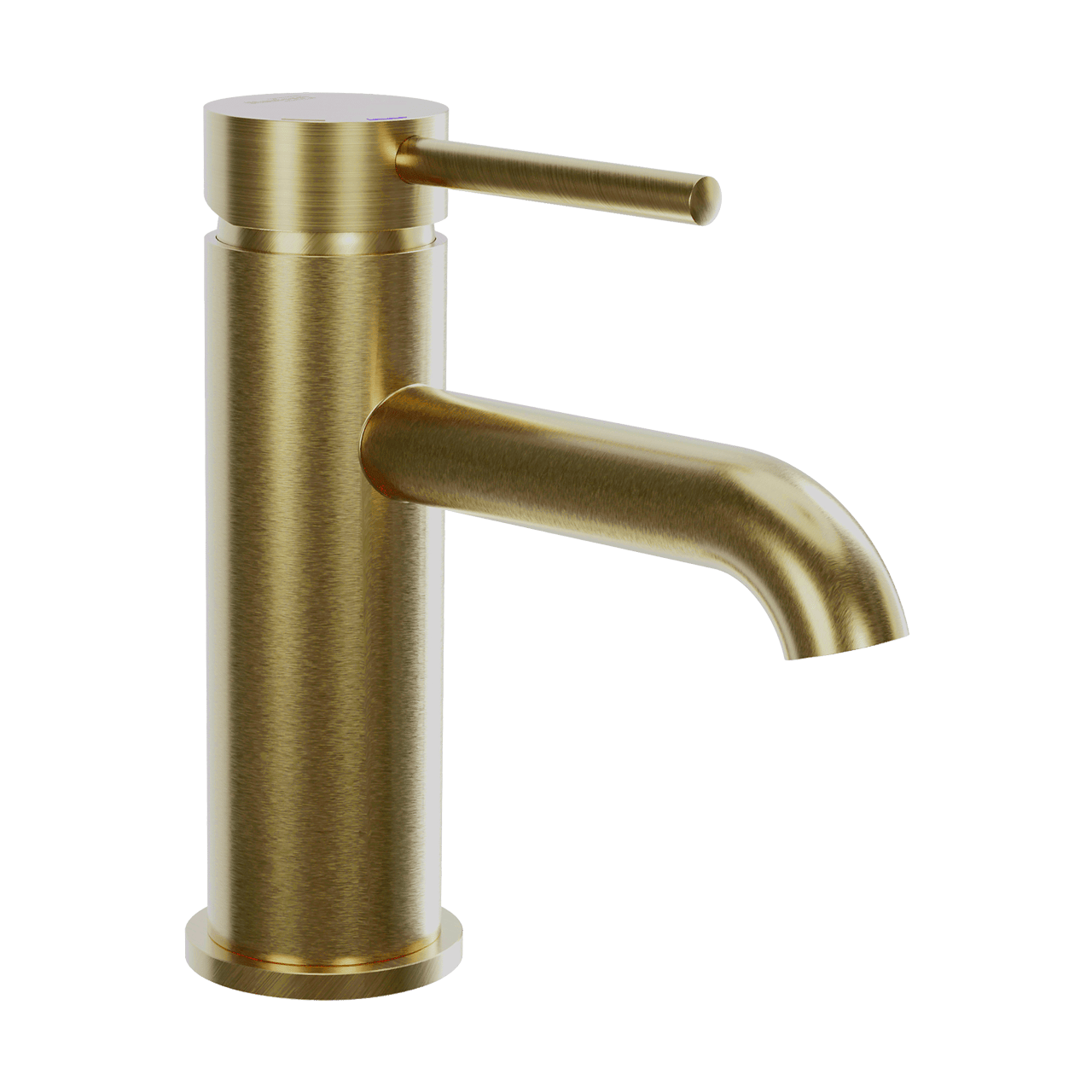Blaufoss Round EcoStart robinet de lavabo standard Brushed Gold
