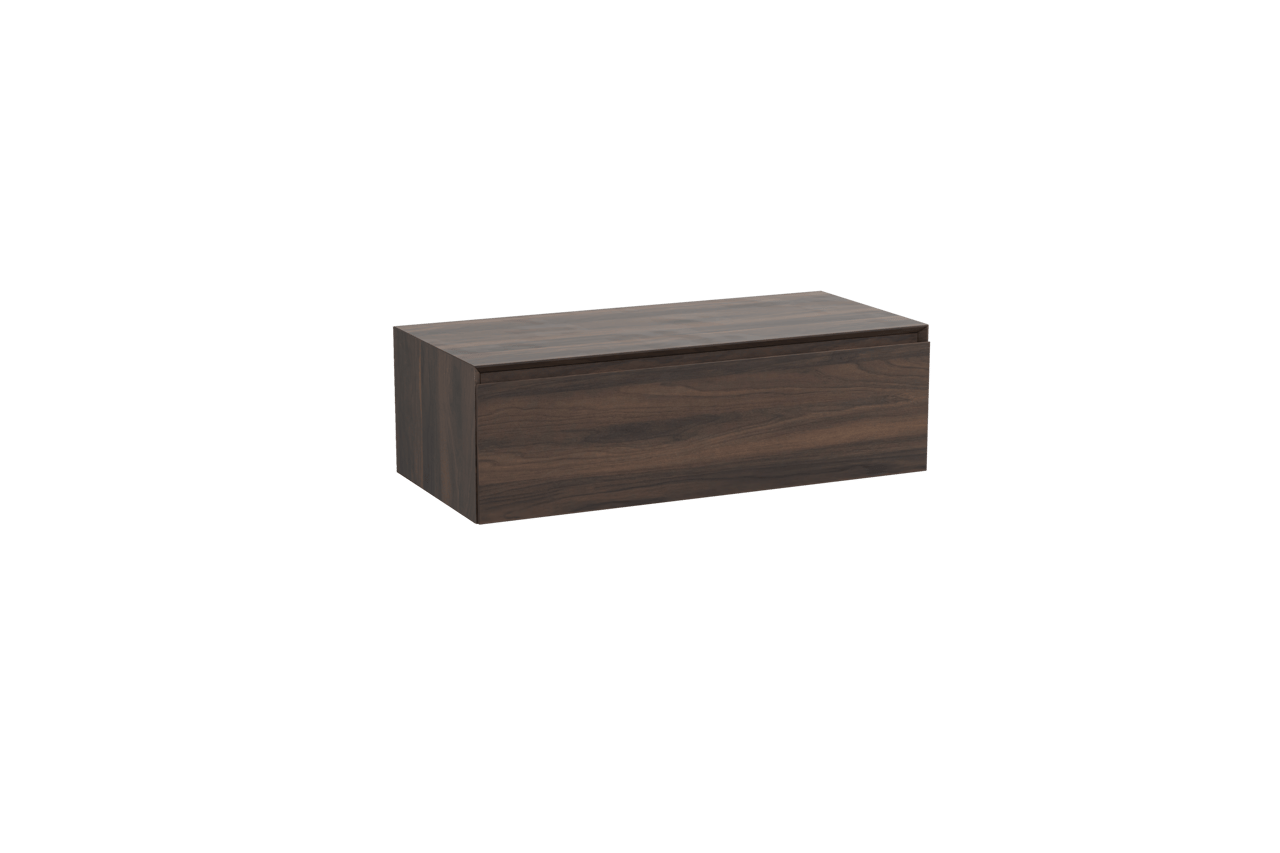 Storke Edge Modulo meuble sous-lavabo suspendu 105 x 48 cm noyer 1 tiroir