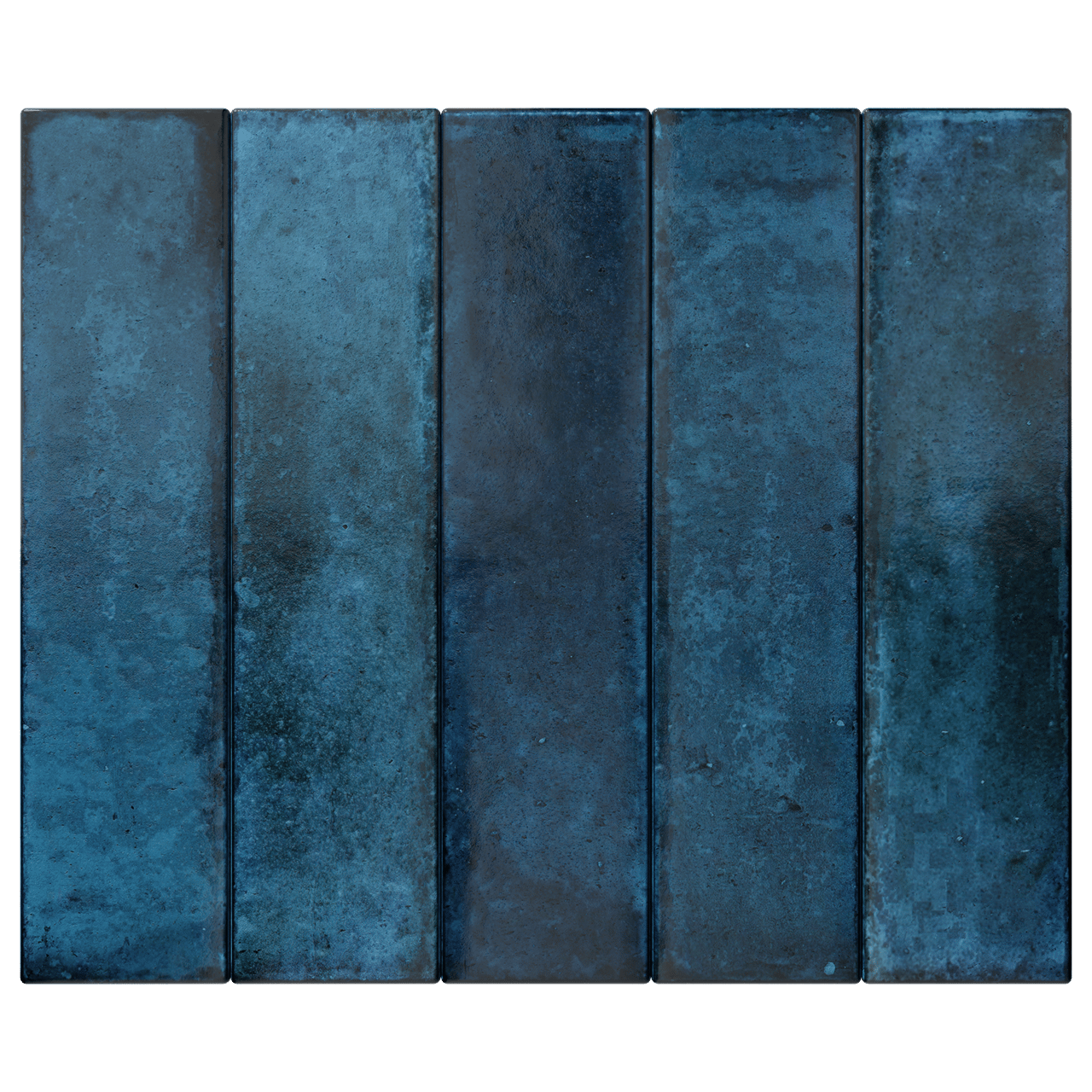 Carruzo Volcan keramische wandtegels 32 stuks 6x25cm Azul