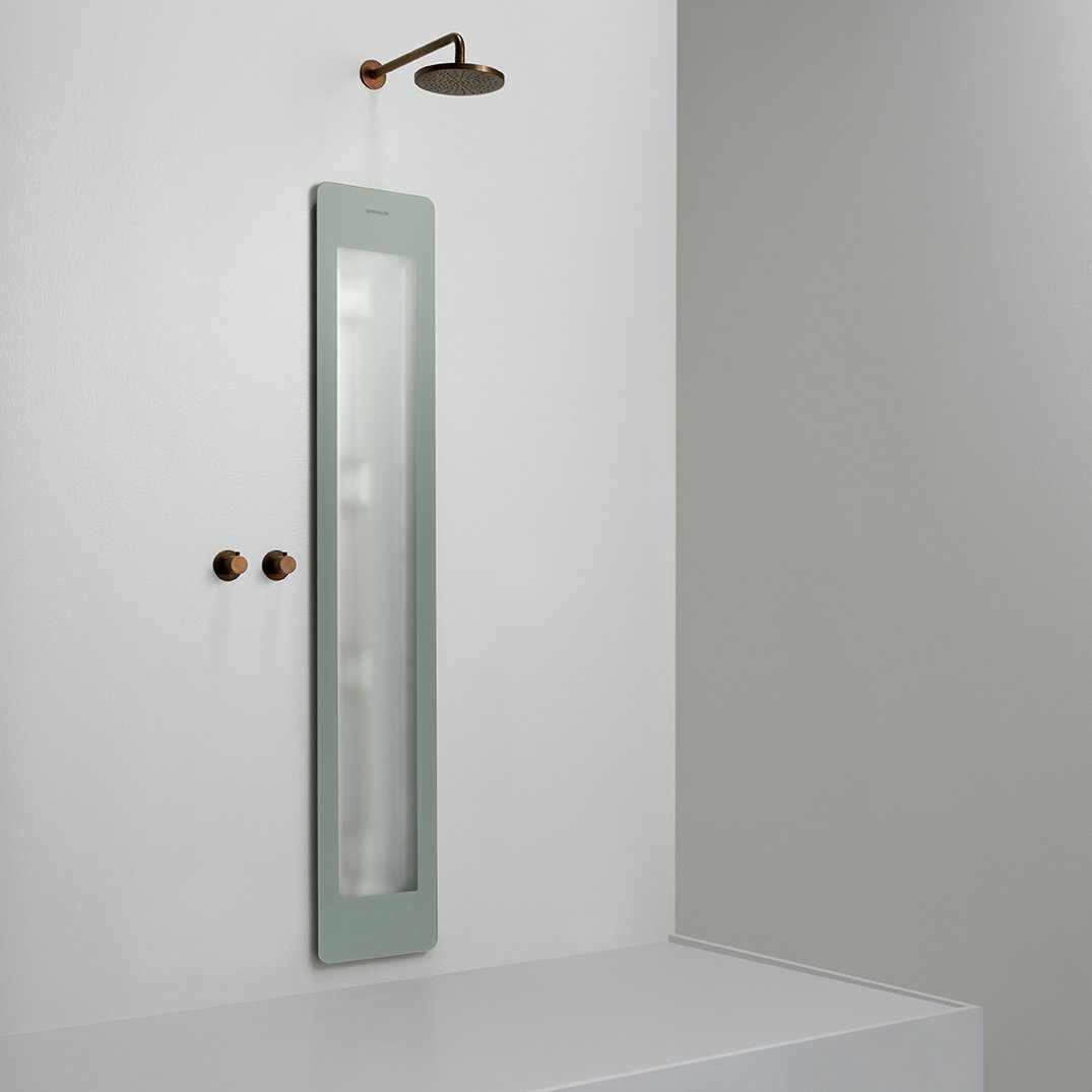 Sunshower One L Infrarot Unterputz organic grey