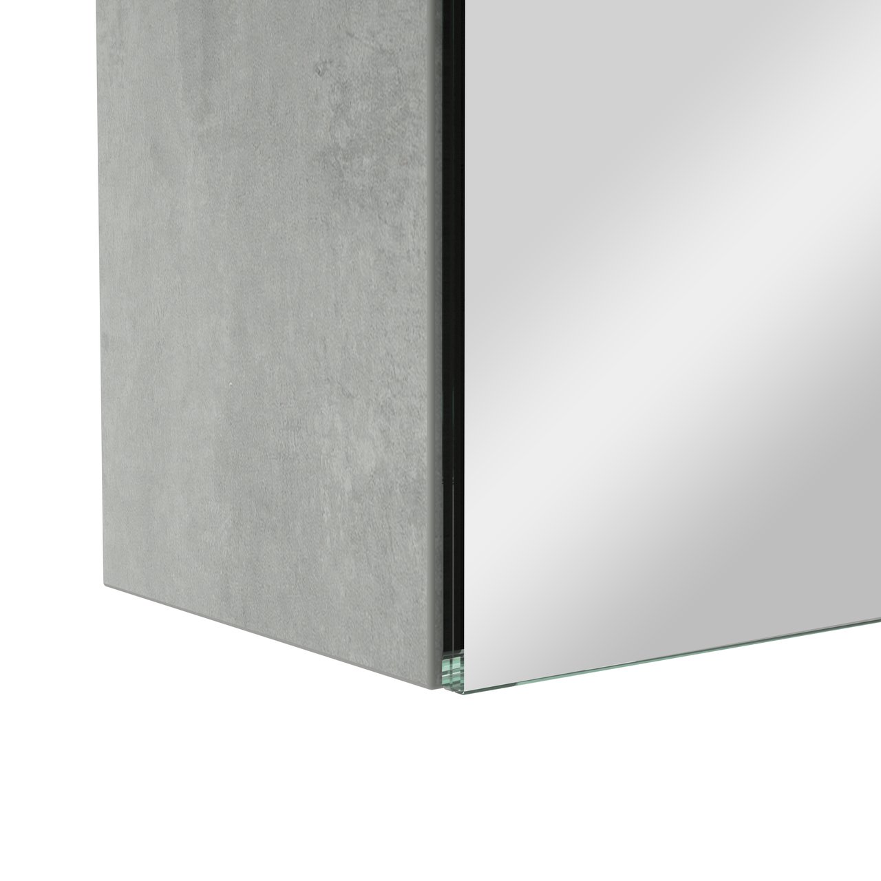 Storke Reflecta spiegelkast 130 x 75 cm beton donkergrijs