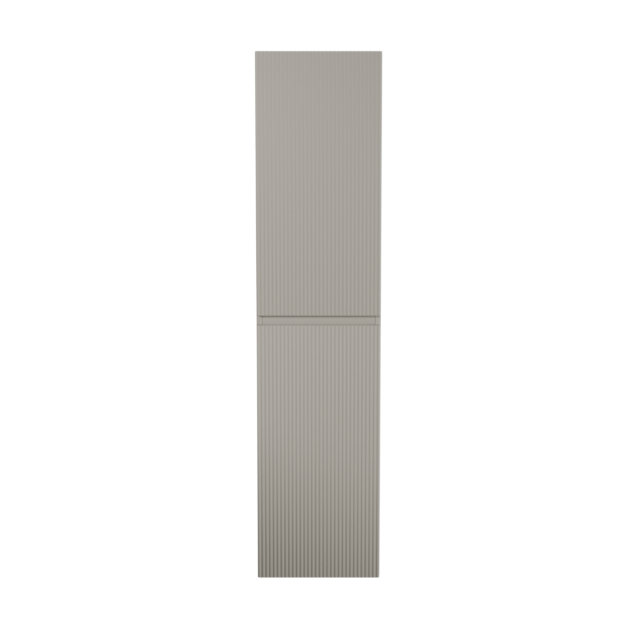 Storke Ribs colonne salle de bains suspendu soie grise 40 x 30 x 170 cm