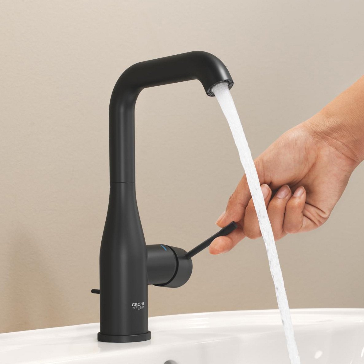 Grohe Essence L-Size Waschtisch-Armatur Schwarz matt