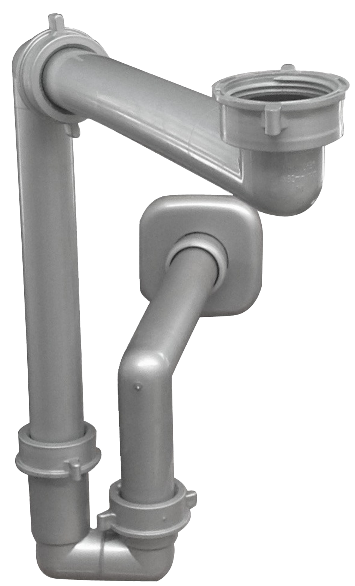 Santeg UniSpace 32 afvoer voor wastafel 32mm grijs