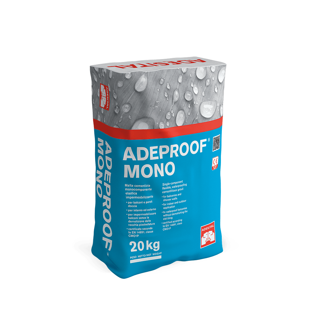 Adesital Adeproof Mono mortier d'étanchéité 20kg