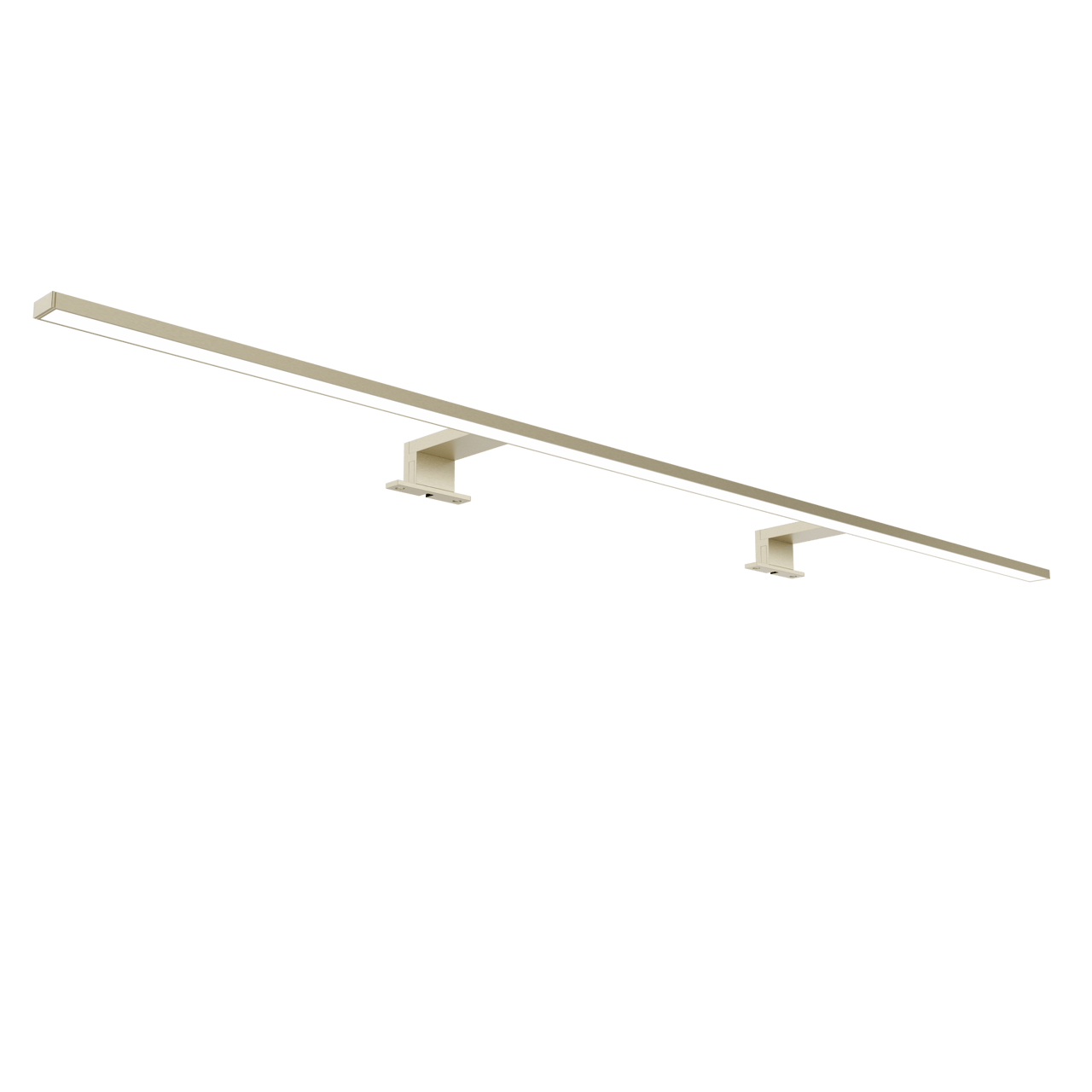Luca Varess Cubico LED luminaire 120 cm Brushed Champagne Gold