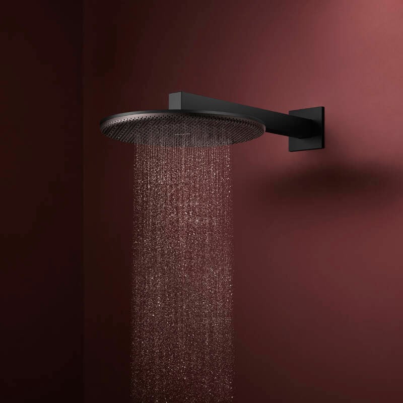 Hansgrohe Raindance Select Alive S Tête de douche ronde, 1 jet, Ø30cm noir mat