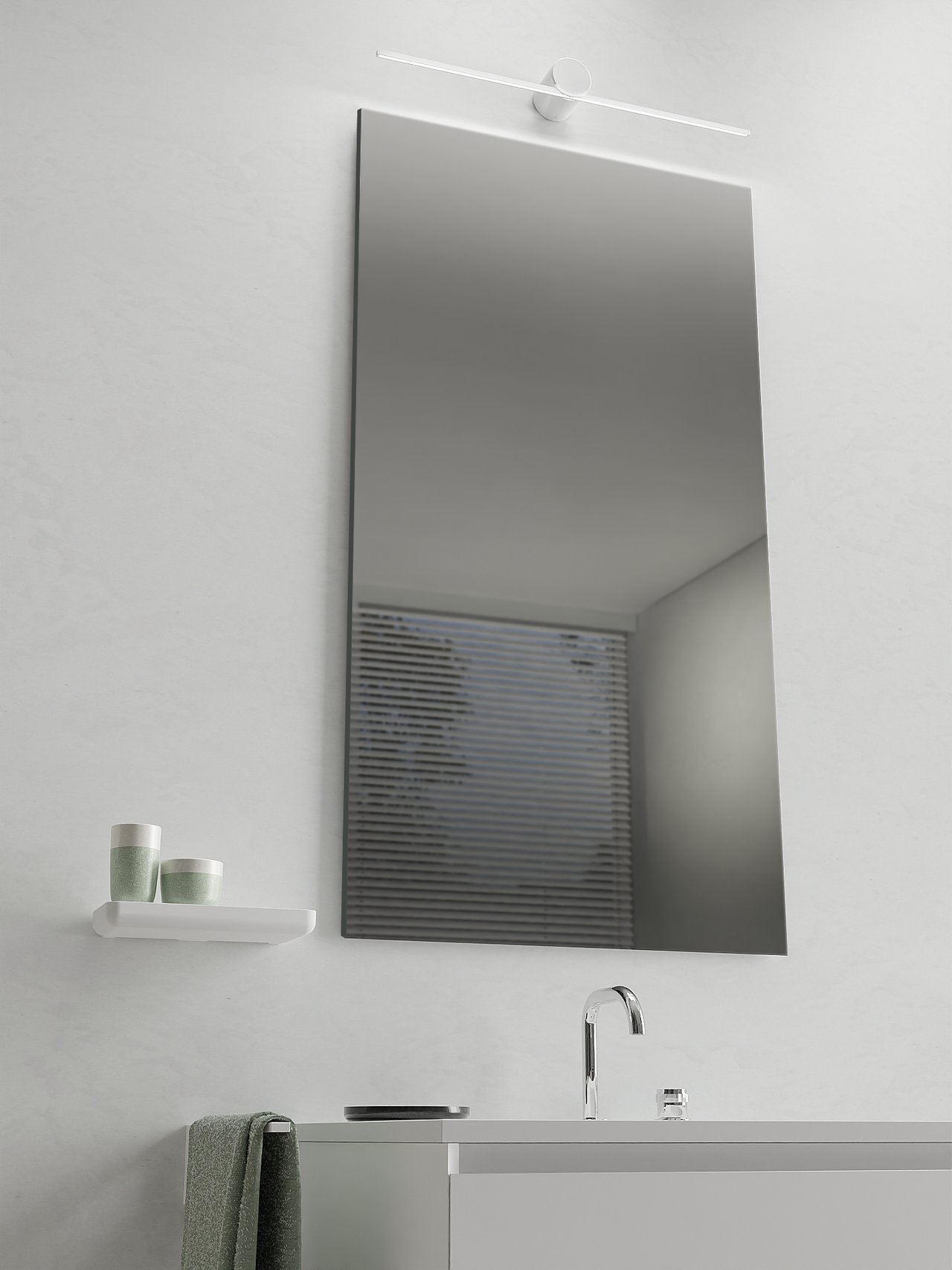 Balmani Compas LED luminaire 60 cm blanc