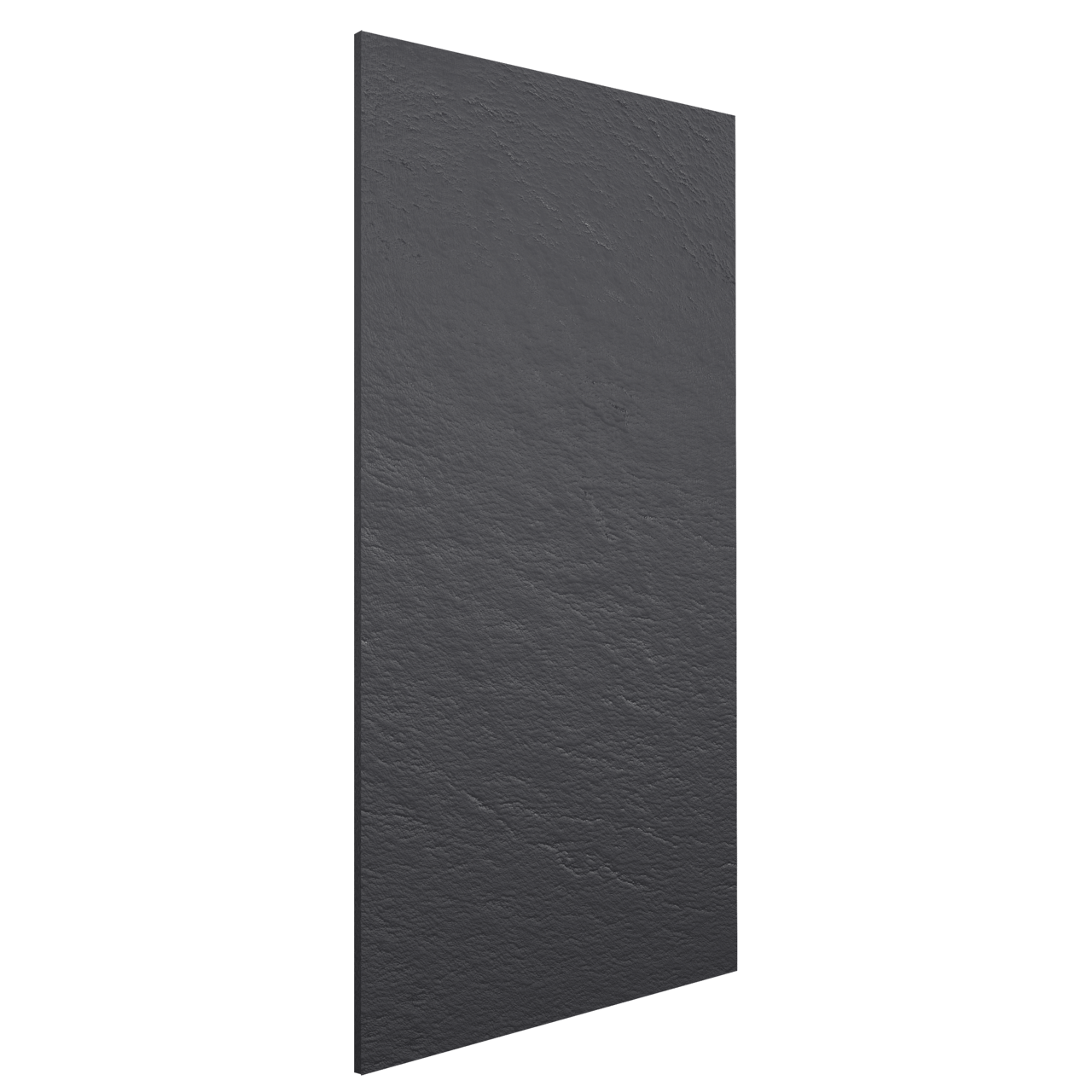 Balmani Zeno douchewandpaneel 140 x 260 cm composietmarmer grafietgrijs leisteenstructuur