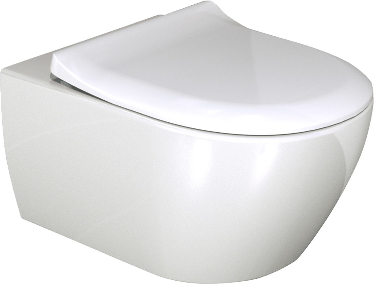 Villeroy & Boch Subway 2.0 wc suspendu Blanc Brillant bride de rinçage fine avec abattant fin