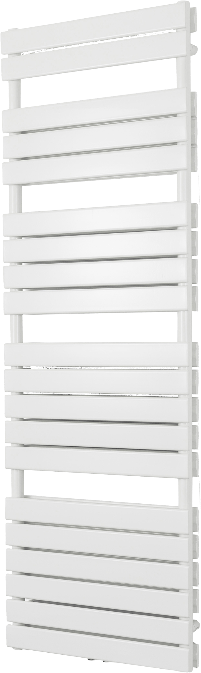 Vipera Vulcan dubbele handdoekradiator 60 x 183,5 cm centrale verwarming mat wit zij- en middenaansluiting 1.866W