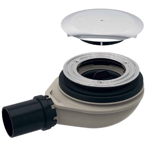 Geberit Metro siphon de douche abaissé Ø 90 mm chrome