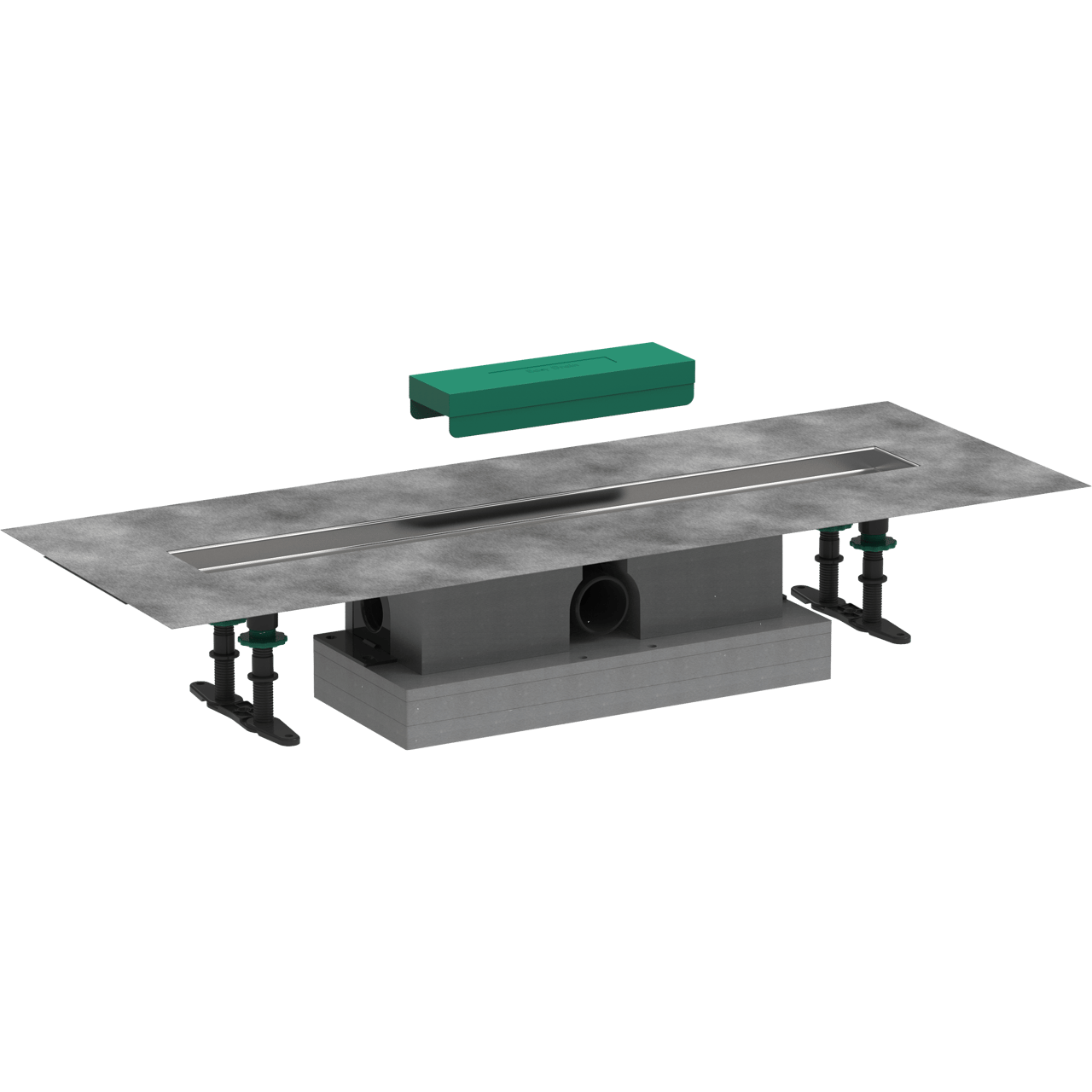 Hansgrohe uBox Standard kit d'installation pour rigole de douche 70cm pour Raindrain Match ou Rock