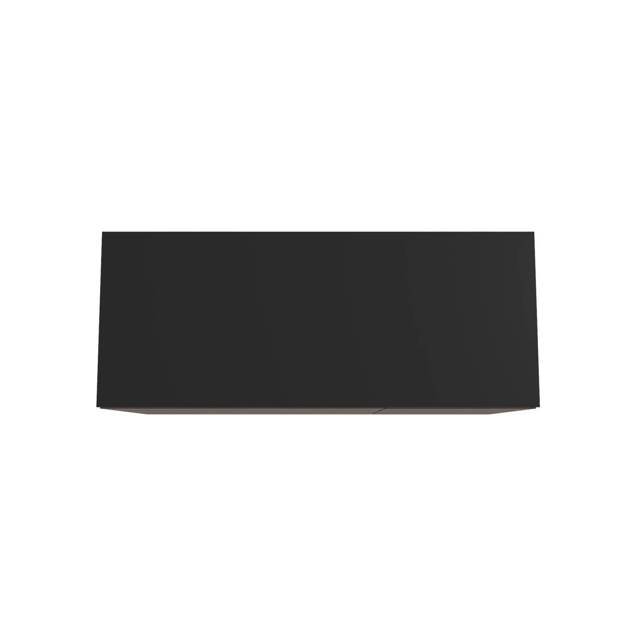 Storke Edge meuble salle de bains à poser 130 x 52 cm noyer avec Panton tablette simple ou double en mdf enduit de poudre noir mat