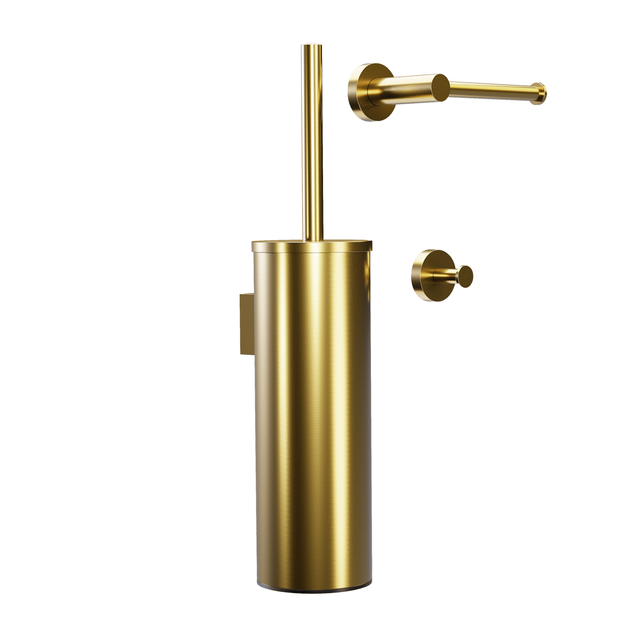 Blaufoss Harmony set d'accessoires de toilette Brushed Gold