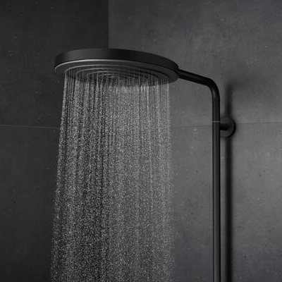 Hansgrohe Pulsify S260 Puro thermostatische kraan regendoucheset mat zwart