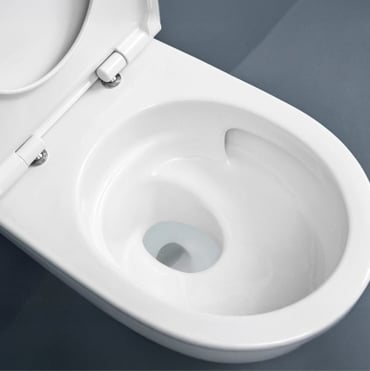 Geberit ICon hangend toilet hoogglans wit randloos compact