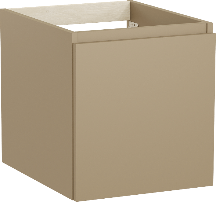 Balmani Sfera by Lucida meuble sous-lavabo suspendu 45 x 55 cm Dune 2 tiroirs