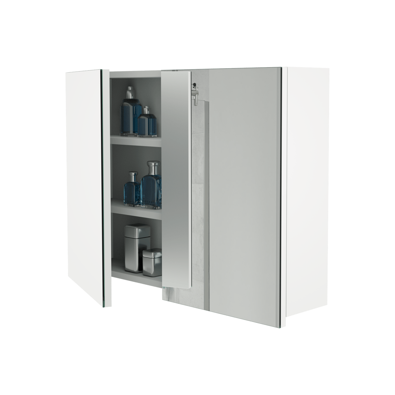 Storke Beta spiegelkast 80 x 60 cm hoogglans wit
