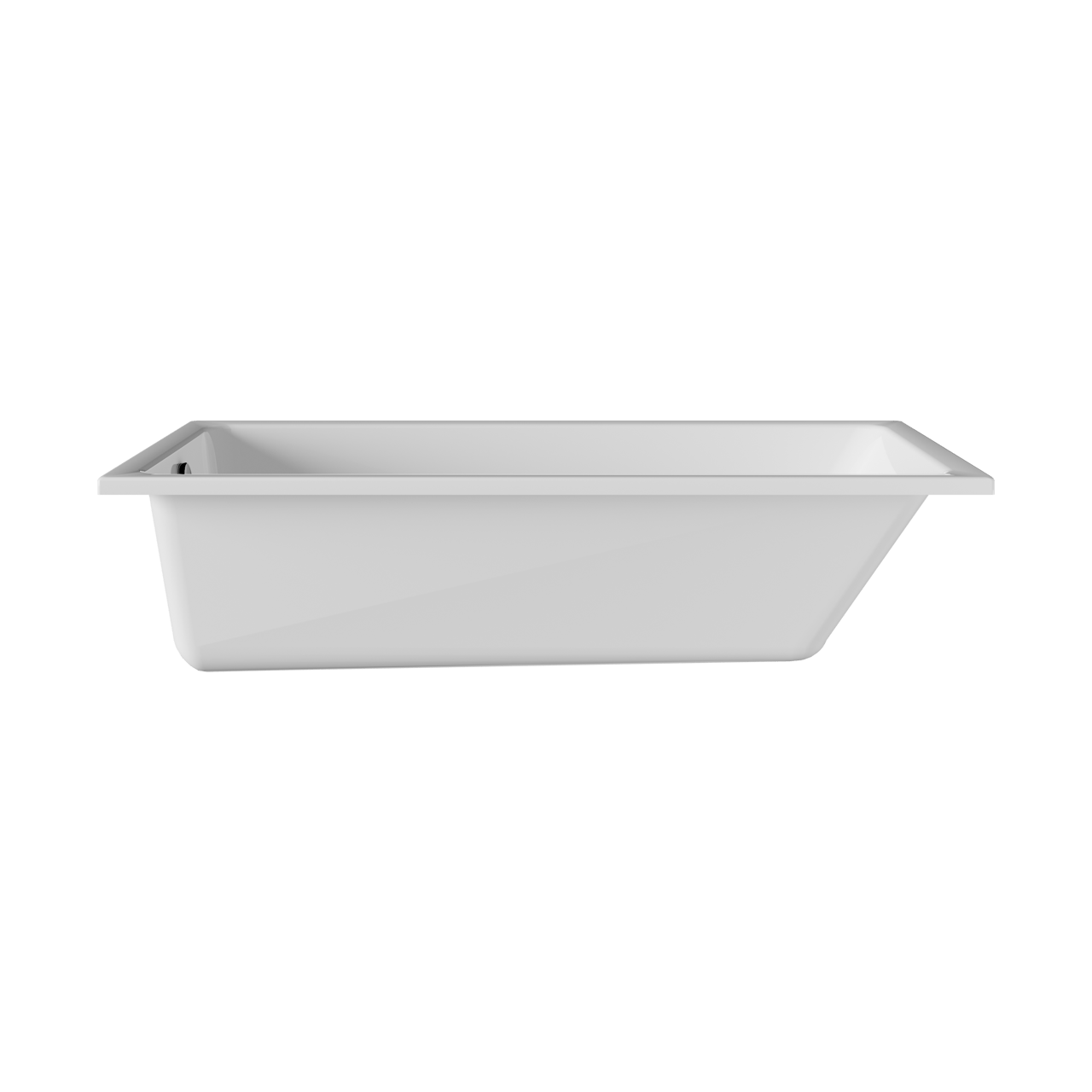 Luca Varess Sandrina baignoire encastrable mono 180 x 80 cm acrylique blanc brillant